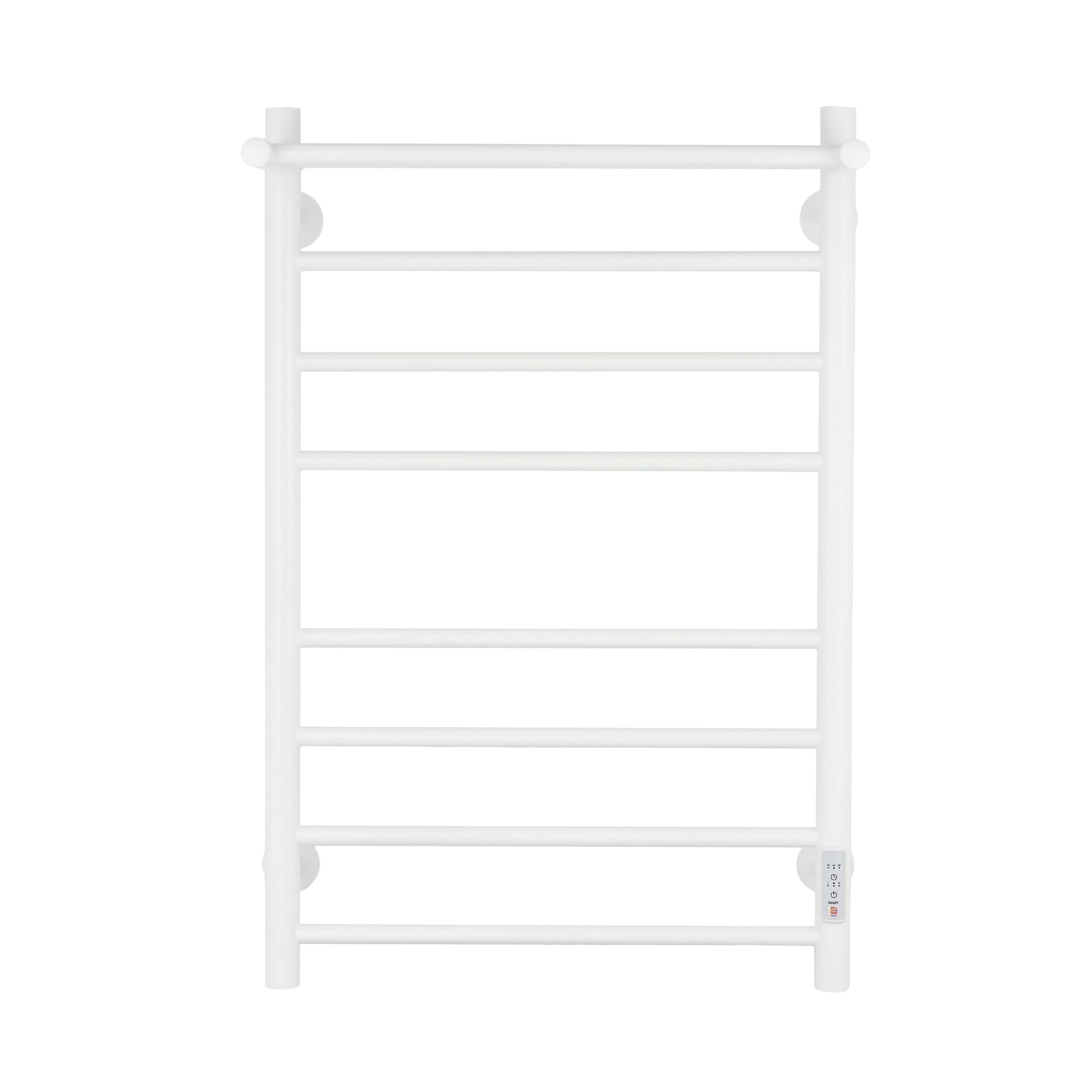 Полотенцесушитель Energy Round Modus 800x500 белый с таймером, с полкой